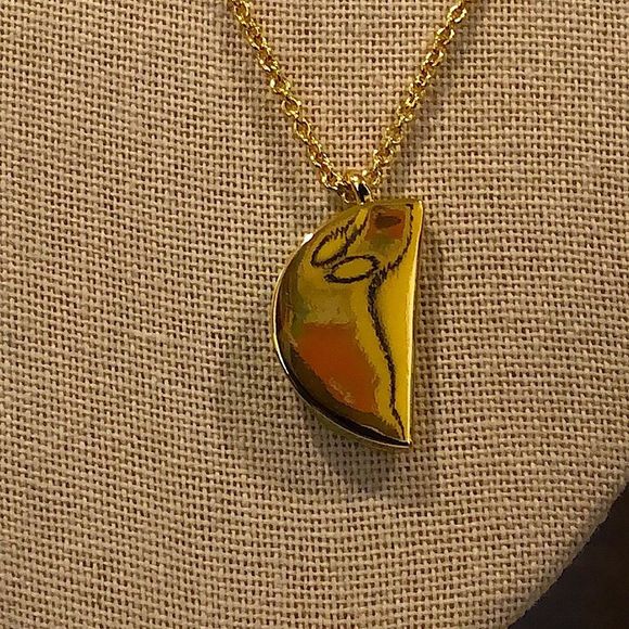 KATE SPADE Gold and Green Lime Slice CZ Out Of The Office Necklace - Picture 4 of 8